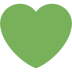 green heart twitter emoji png image